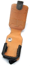 HP iPaq 3715 Leder Tasche - Schwarz - Braun